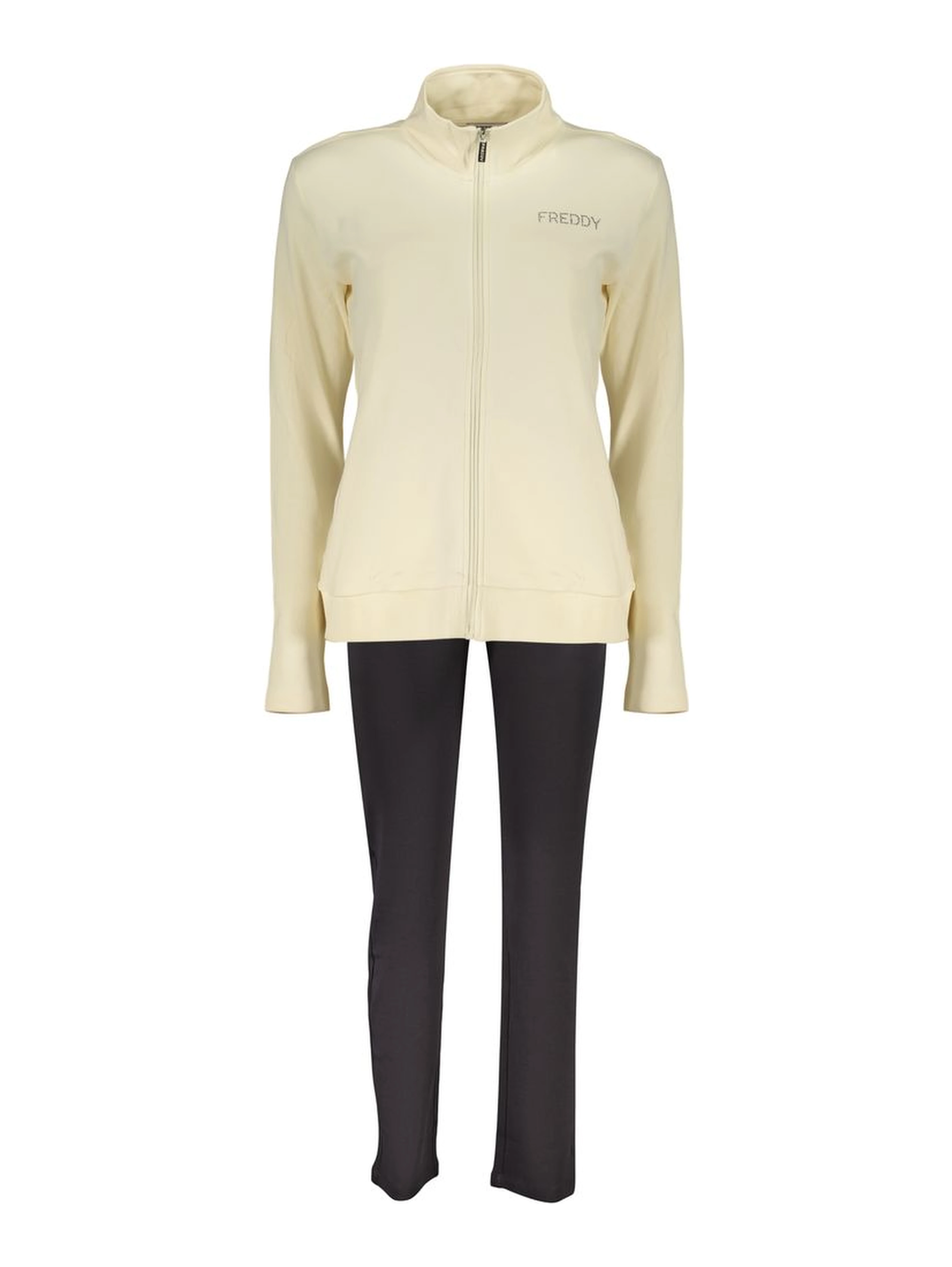 Beige Cotton Sweatshirt