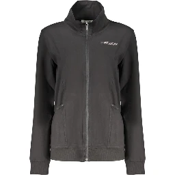 Black Cotton Sweatshirt