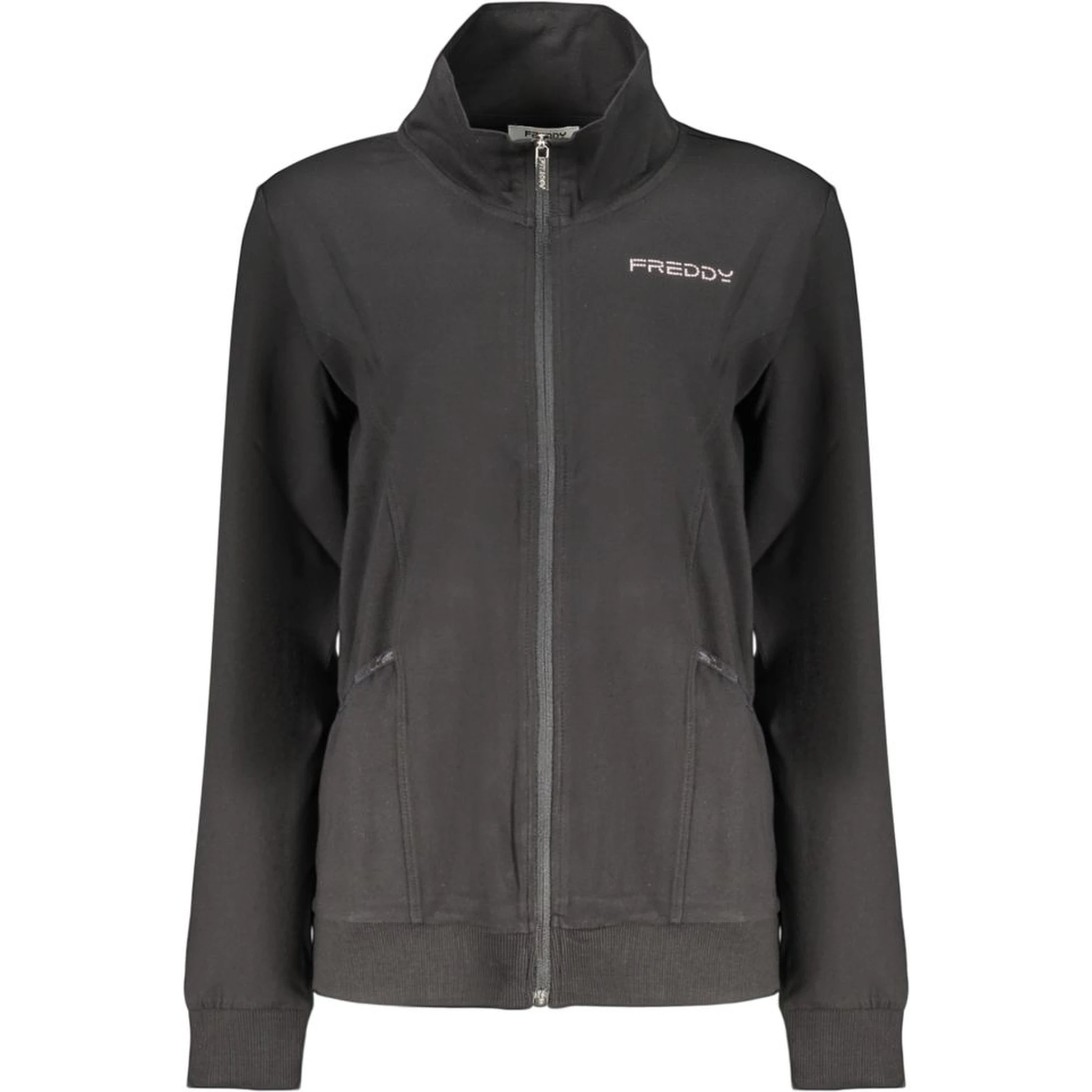 Black Cotton Sweatshirt