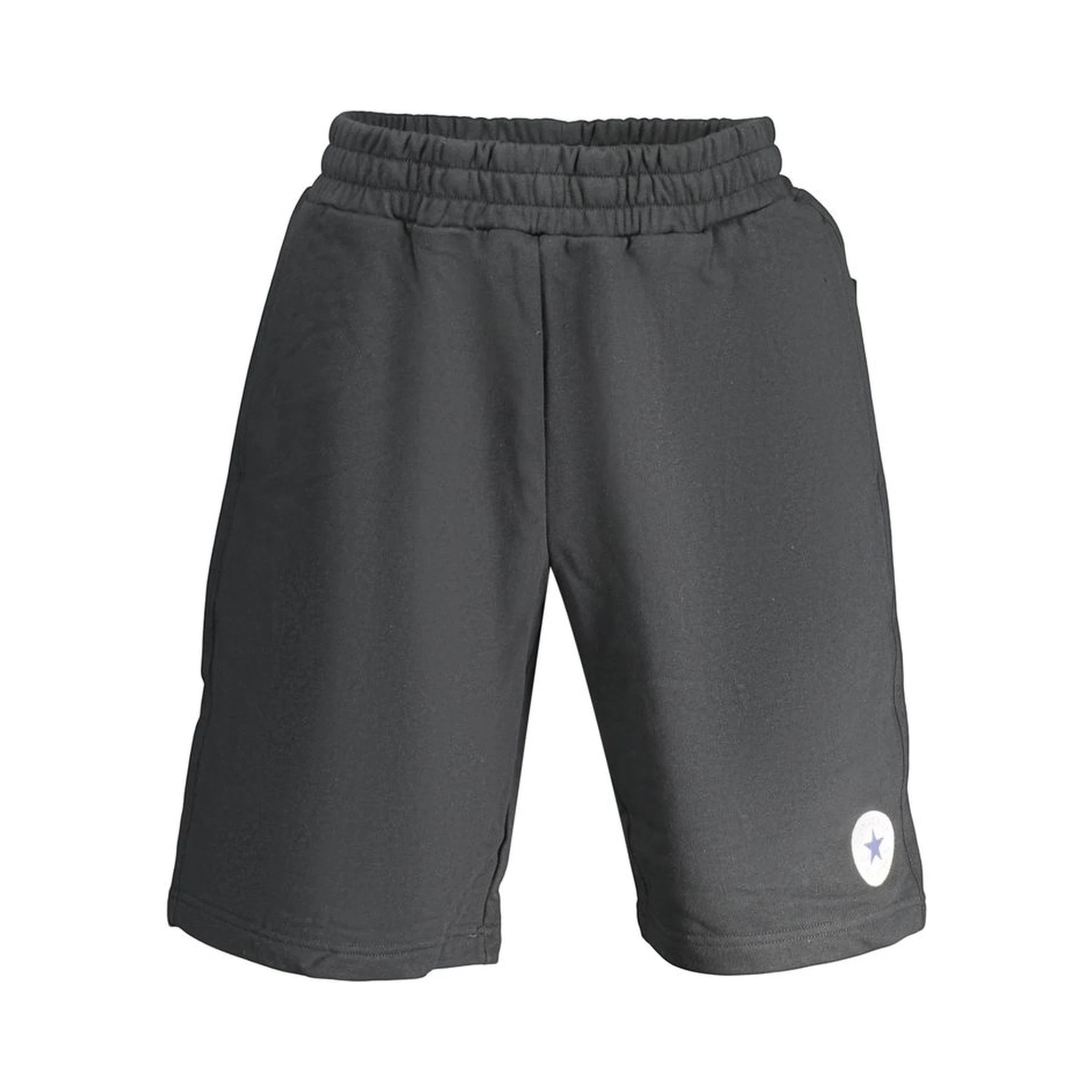 Black Cotton Shorts