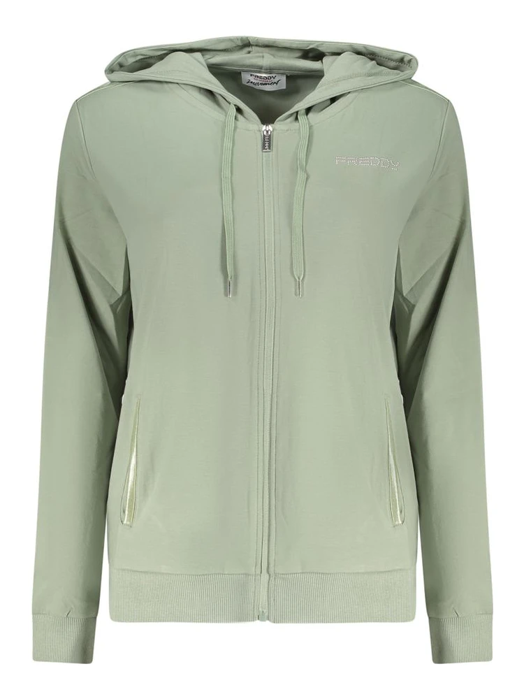 Green Cotton Sweatshirt