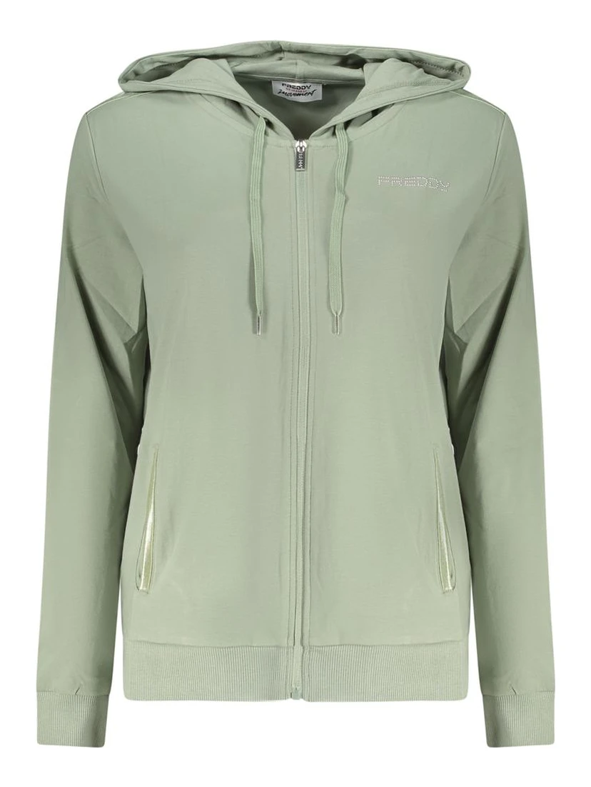 Green Cotton Sweatshirt