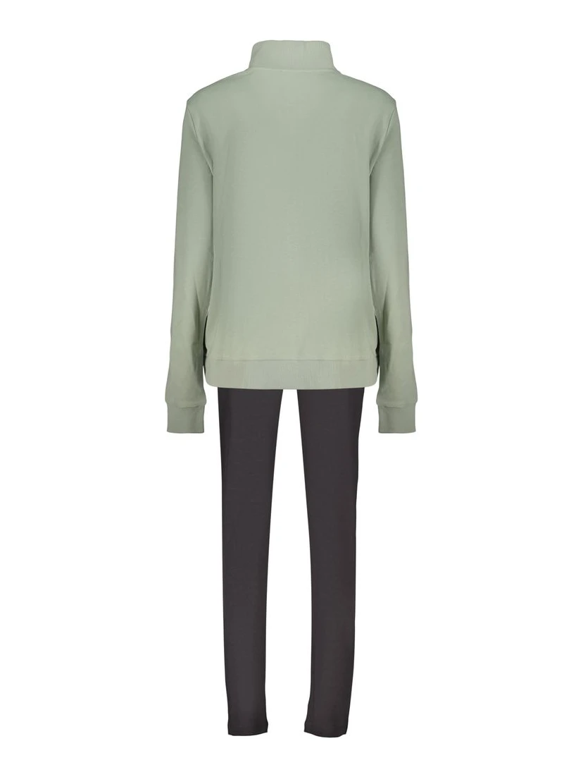 Green Cotton Sweatshirt