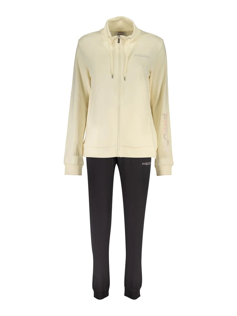 Beige Cotton Sweatshirt