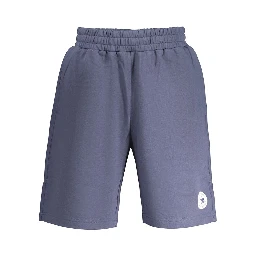 Blue Cotton Shorts