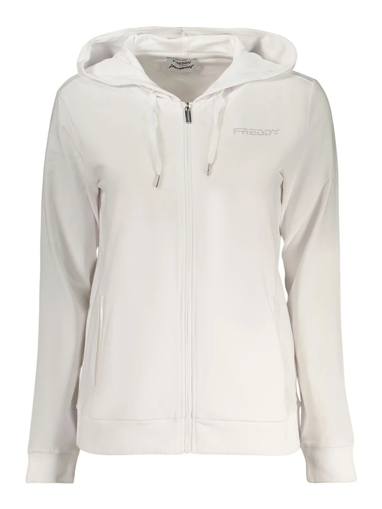 White Cotton Sweatshirt