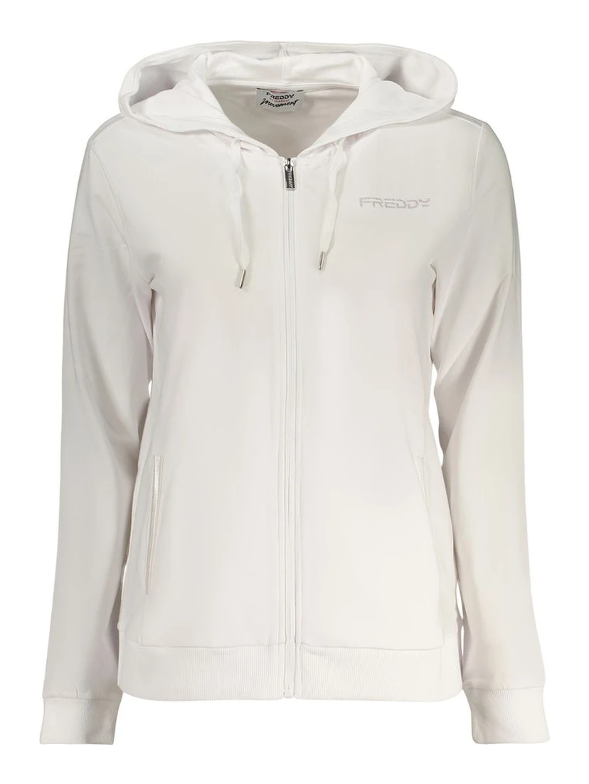 White Cotton Sweatshirt