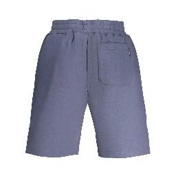 Blue Cotton Shorts