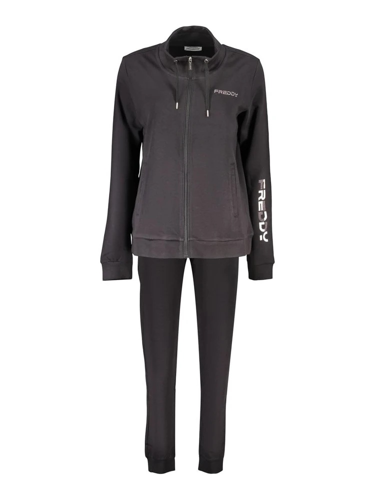 Black Cotton Sweatshirt