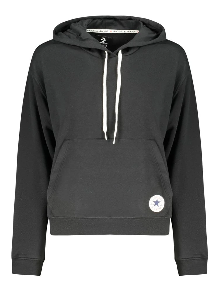 Black Cotton Sweatshirt