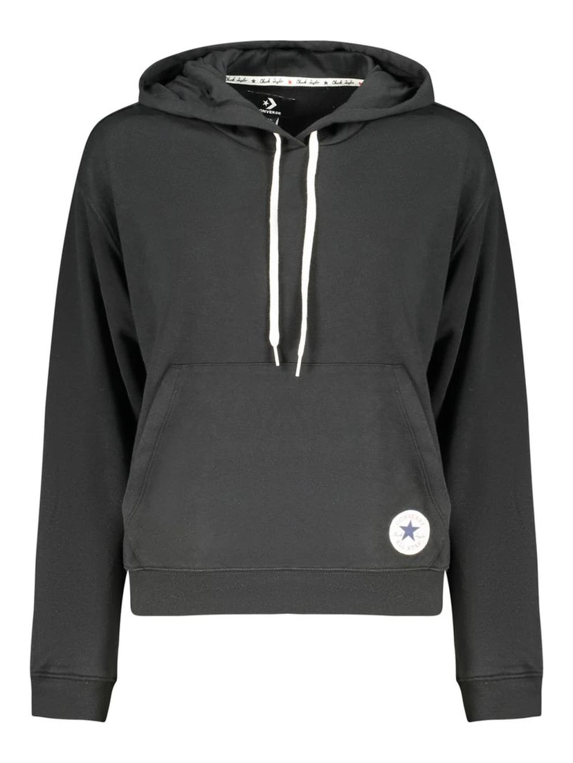 Black Cotton Sweatshirt