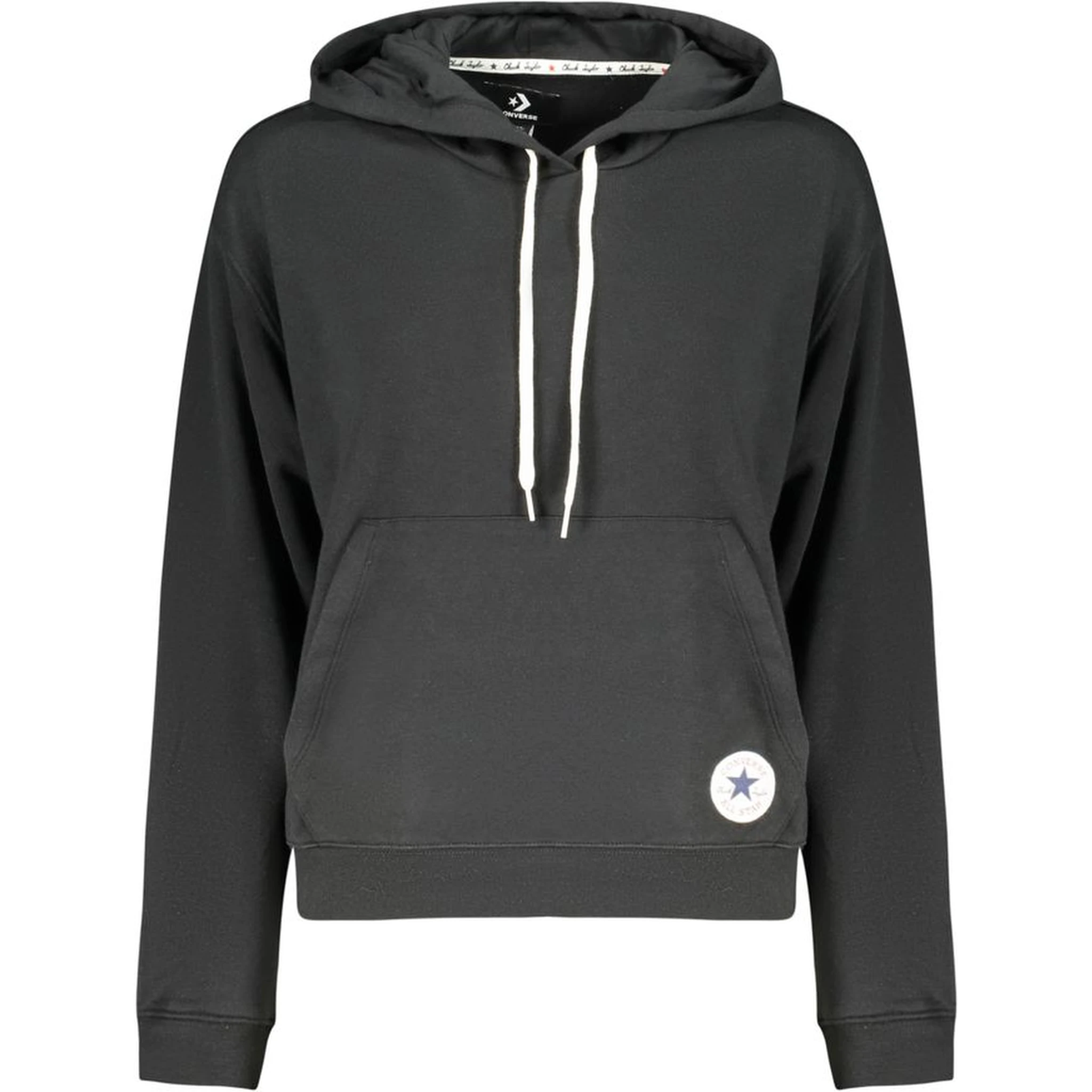 Black Cotton Sweatshirt