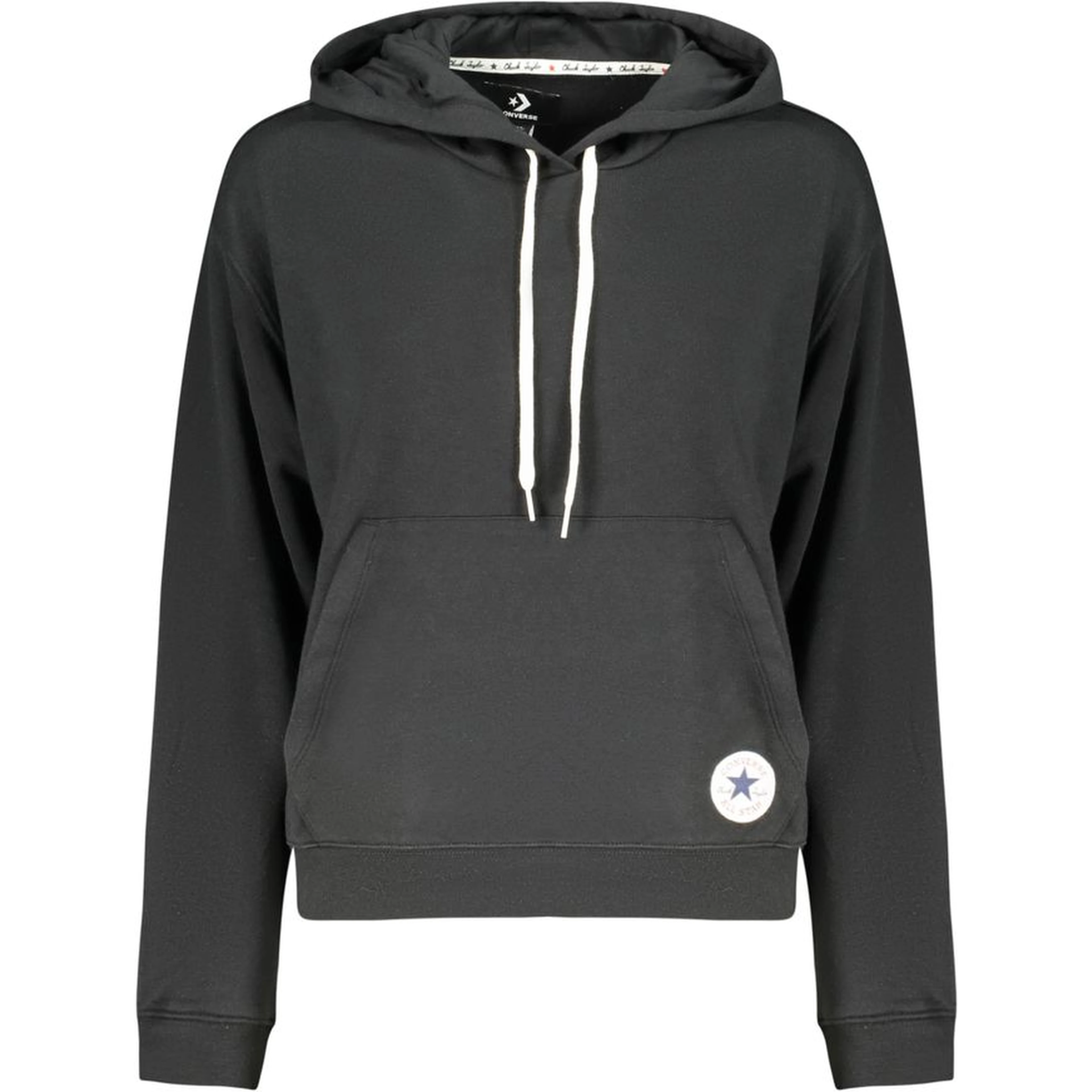 Black Cotton Sweatshirt