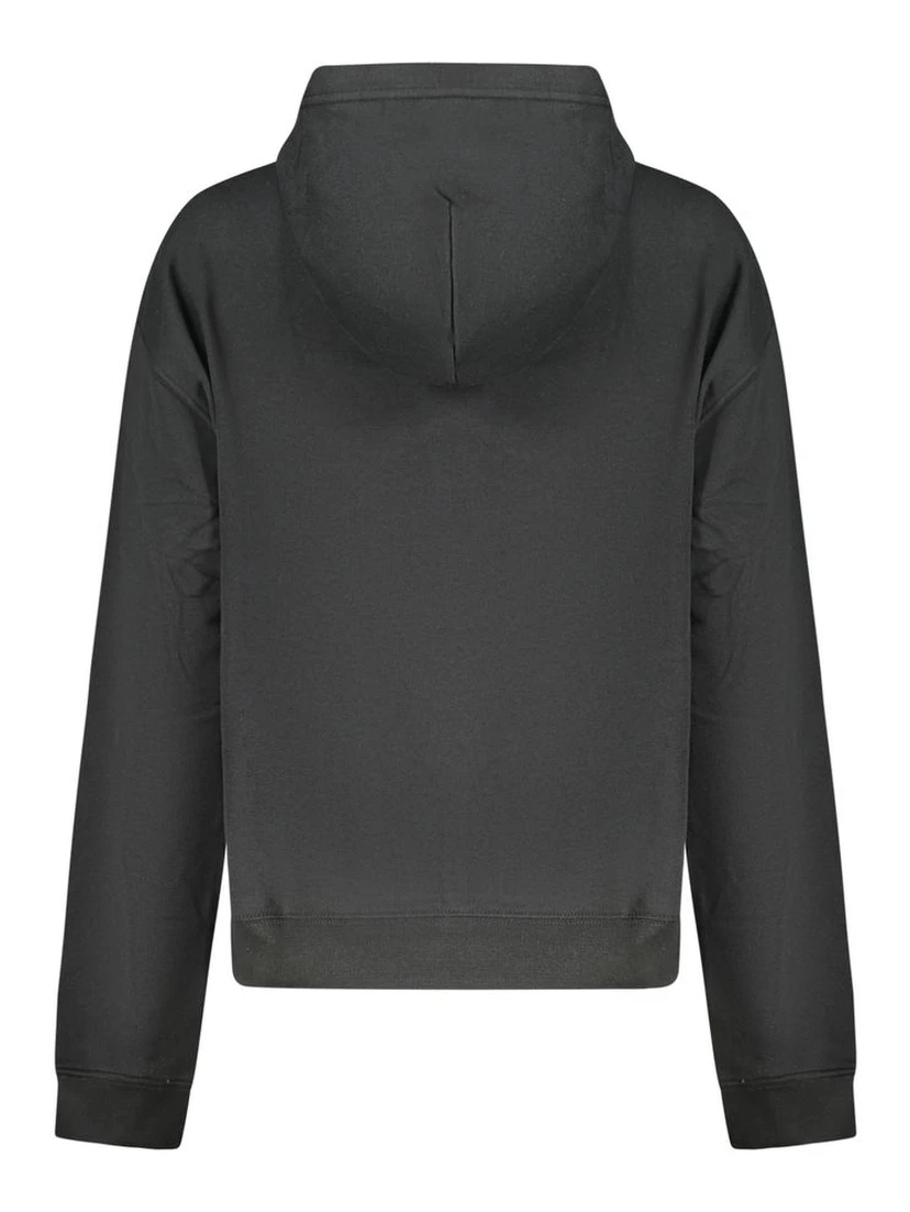 Black Cotton Sweatshirt
