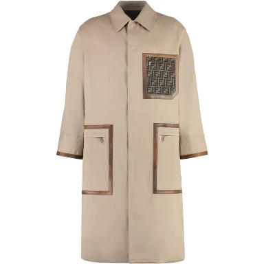 Beige Cotton Coat