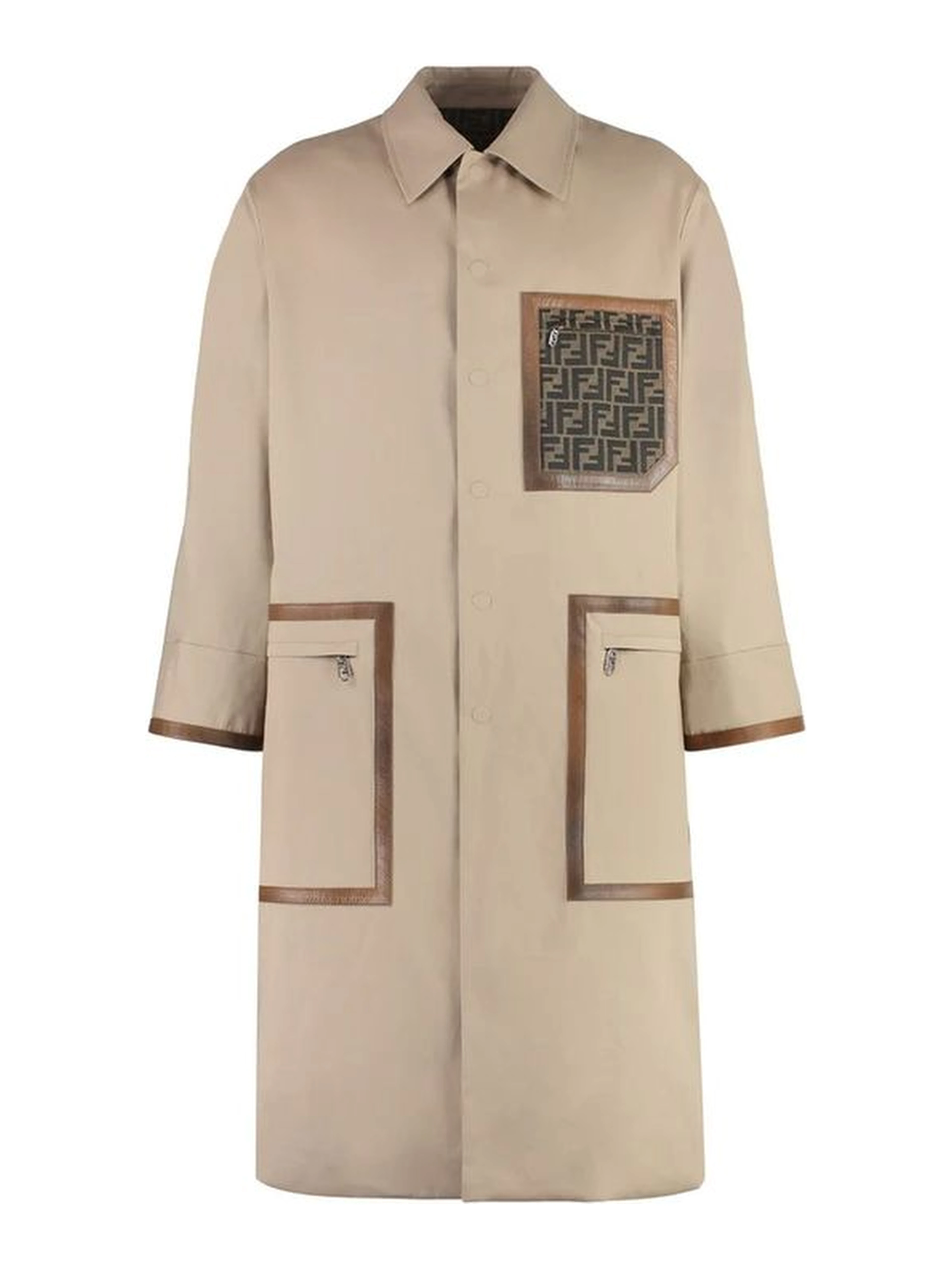 Beige Cotton Coat
