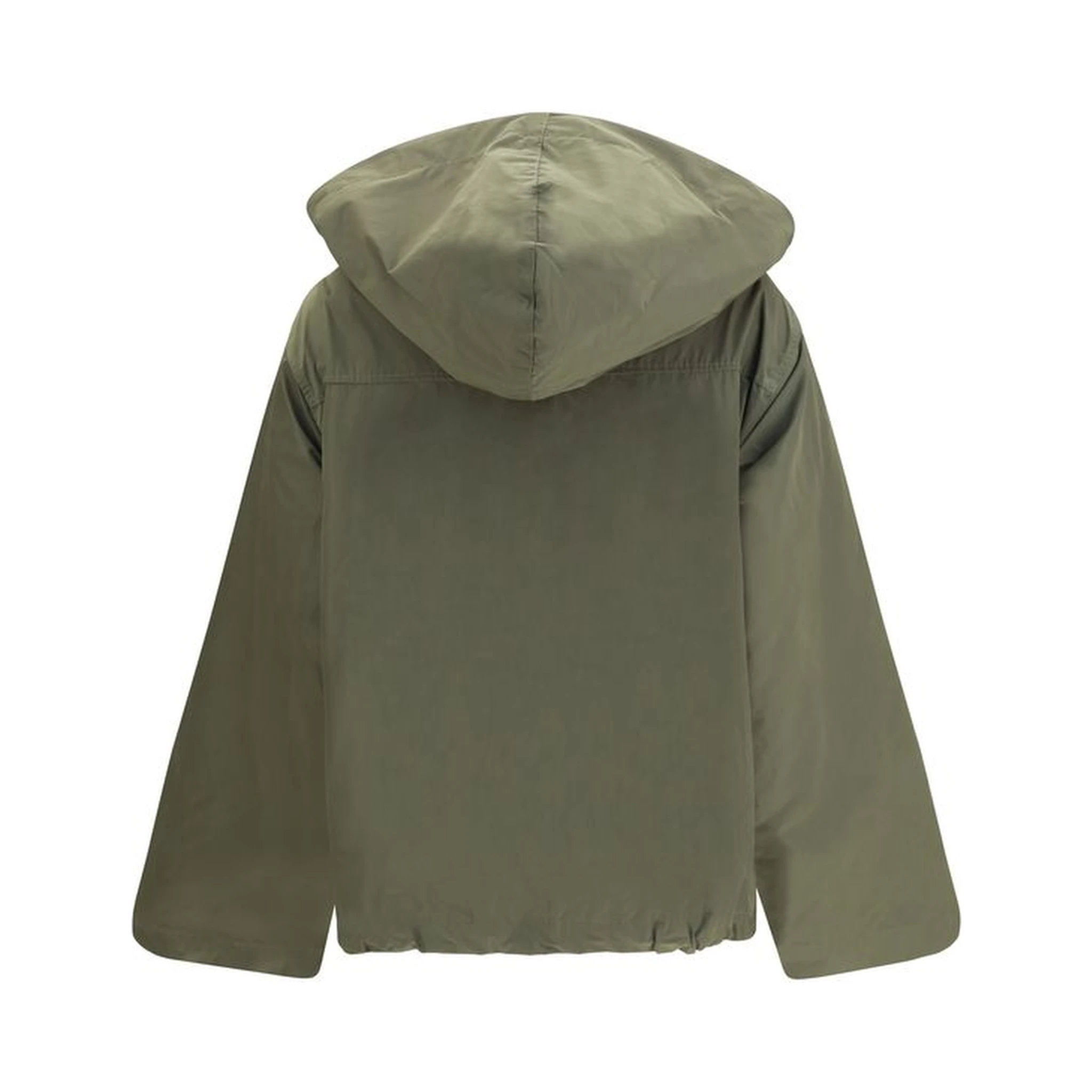 Bicolor Cotton Rain Coat