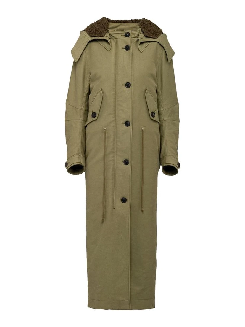 Bicolor Polyamide Coat