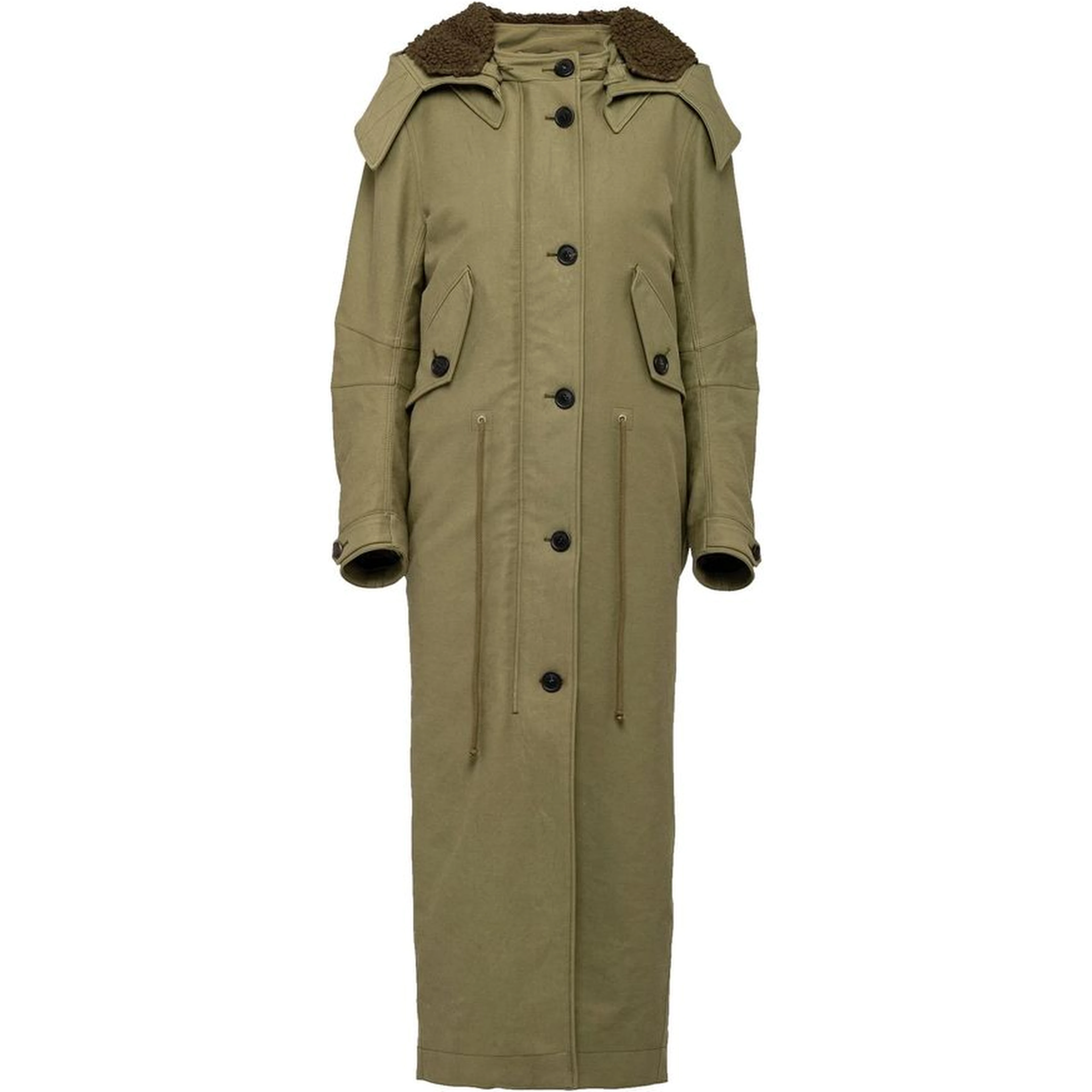 Bicolor Polyamide Coat