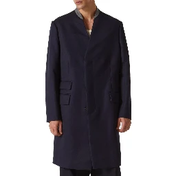 Blue Wool Coat
