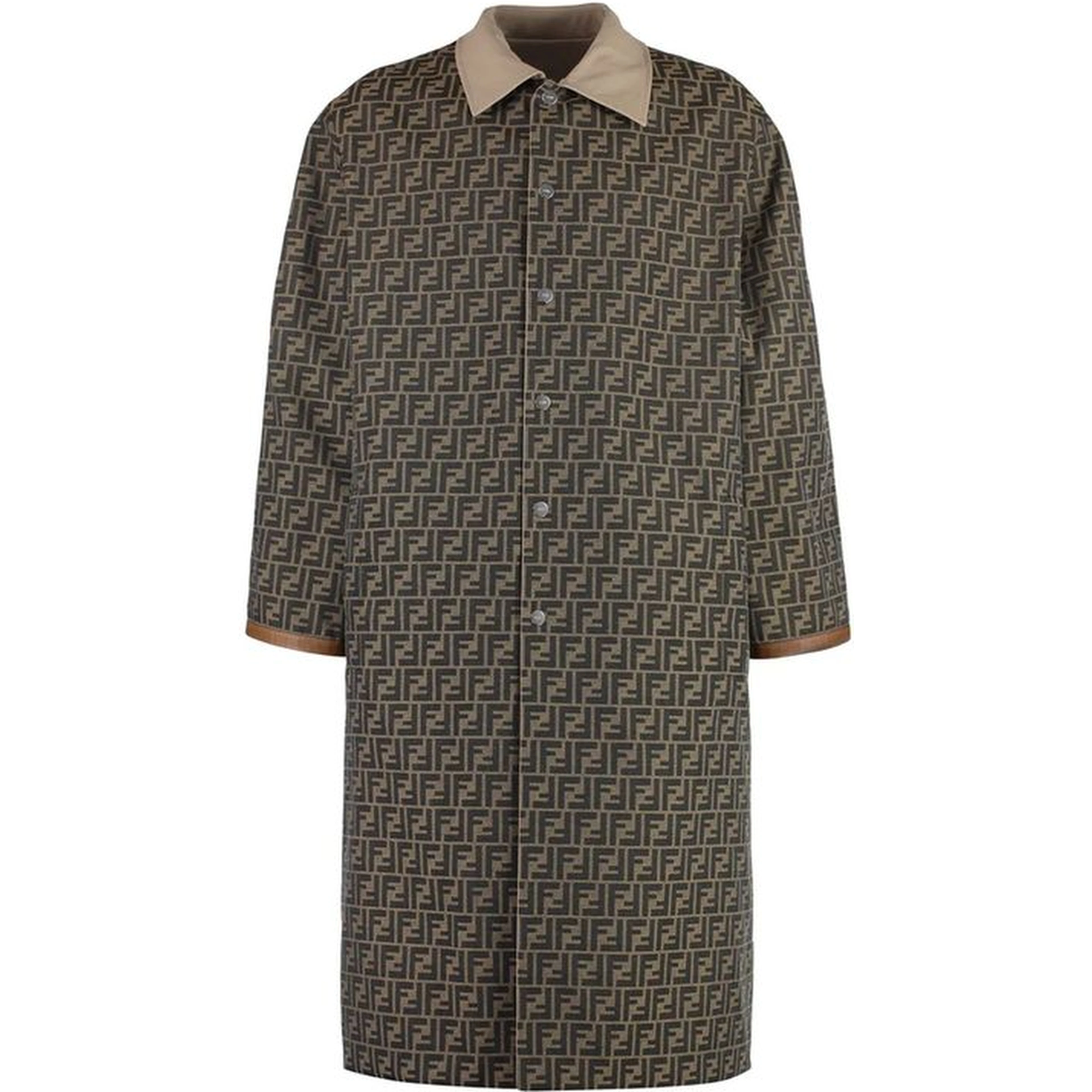 Beige Cotton Coat