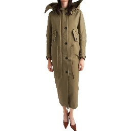 Bicolor Polyamide Coat