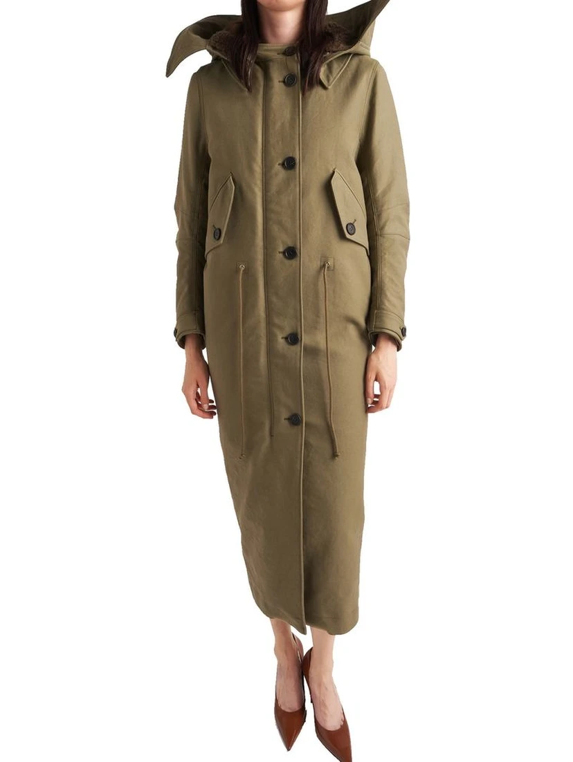 Bicolor Polyamide Coat