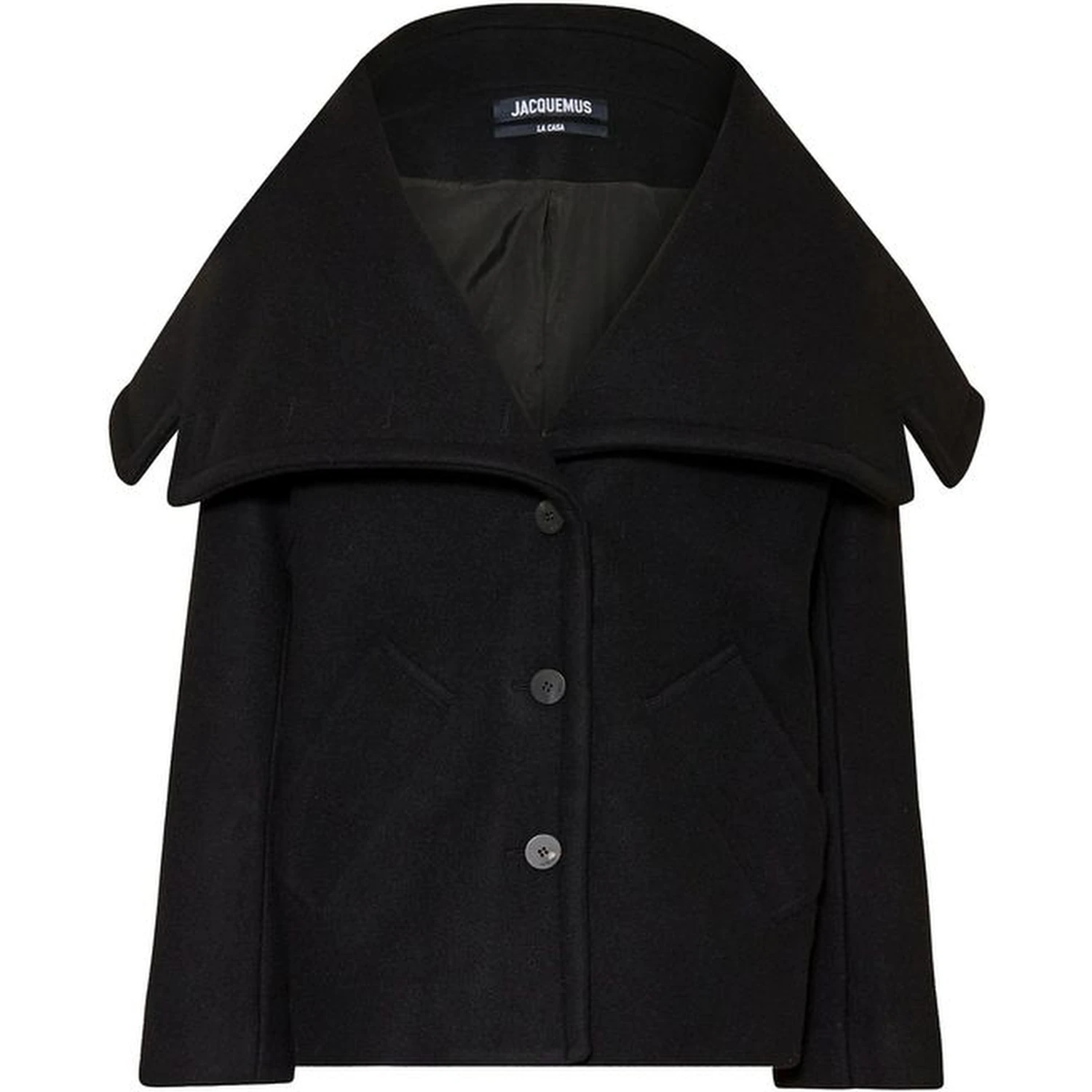 Black Virgin Wool Clothing