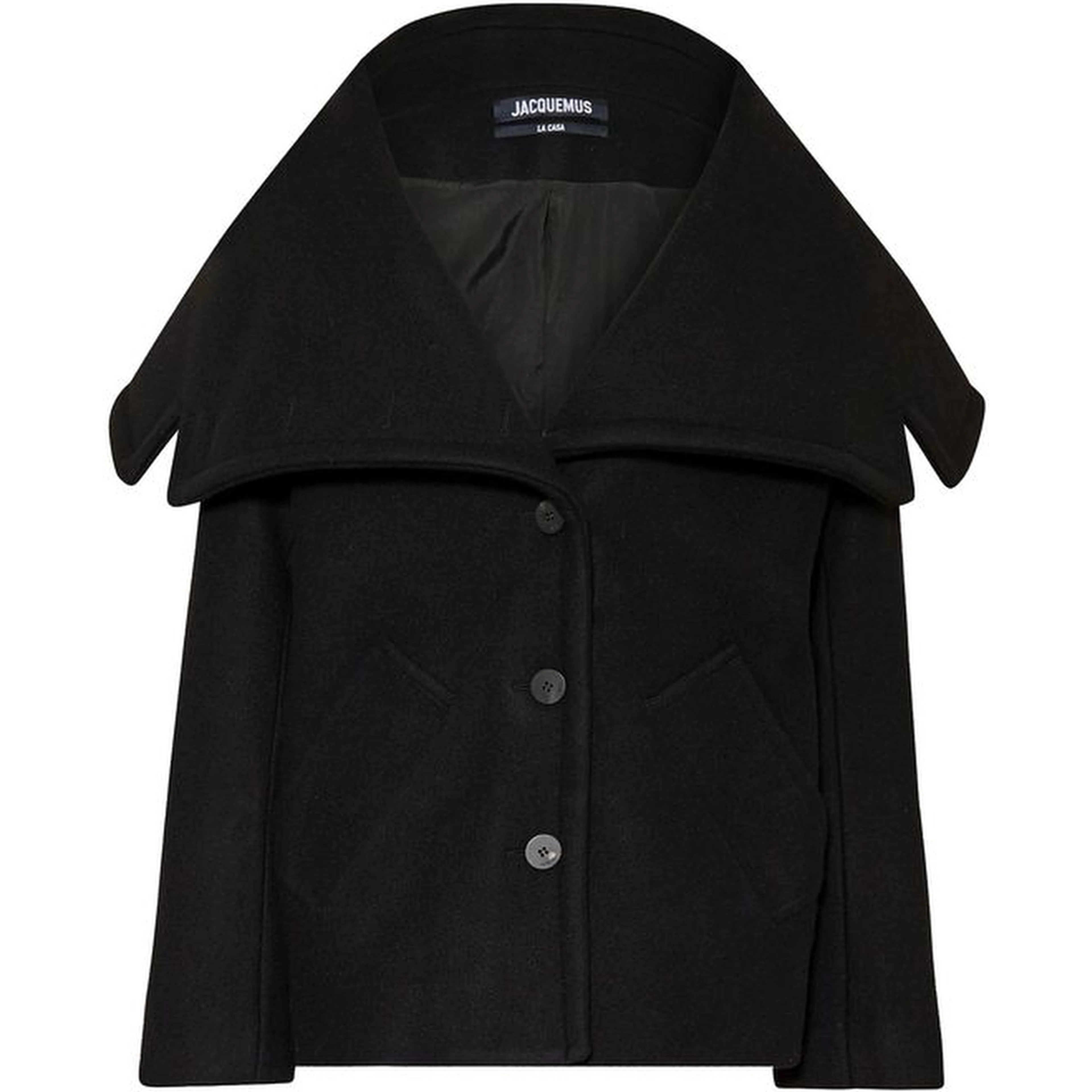 Black Virgin Wool Clothing