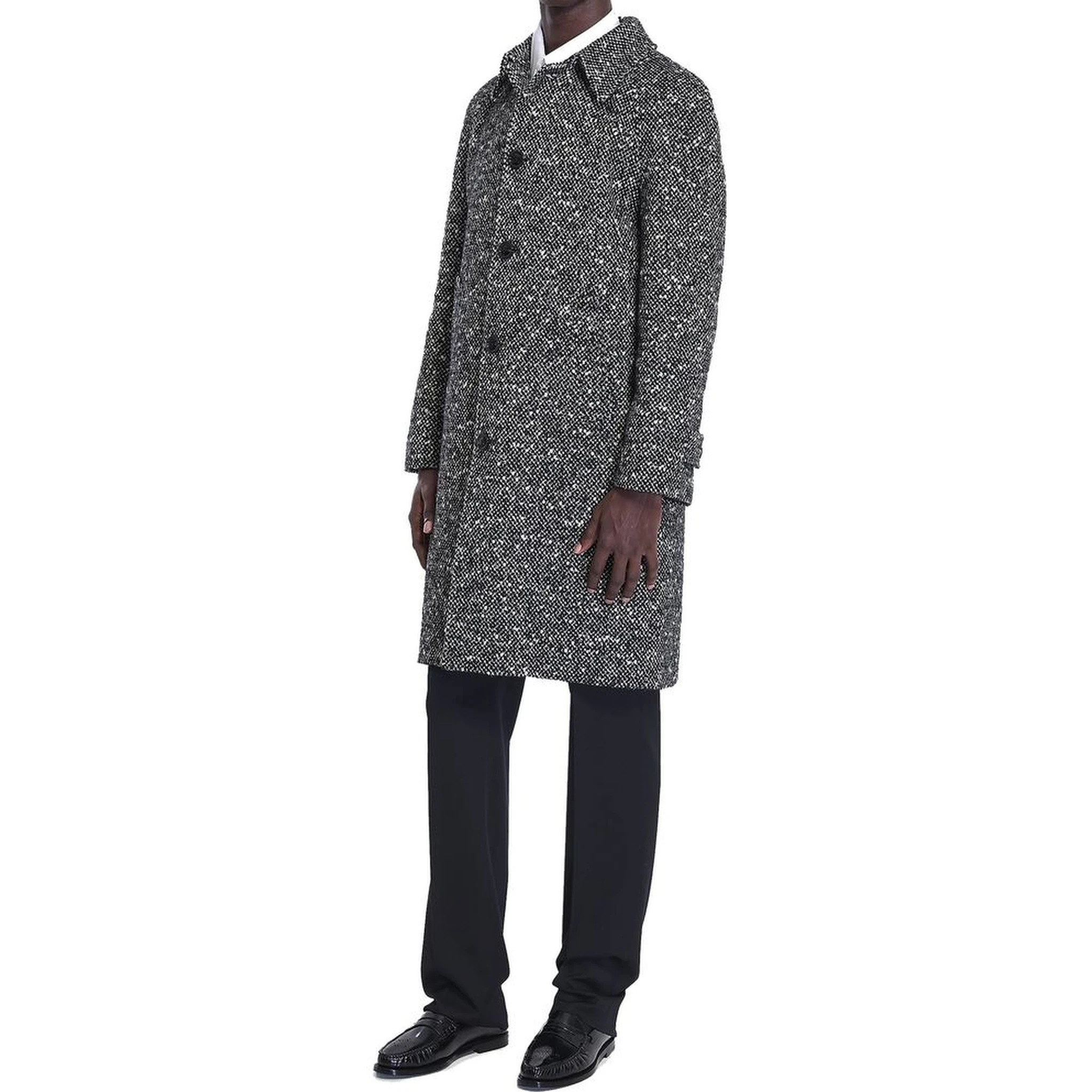 Gray Mohair Coat