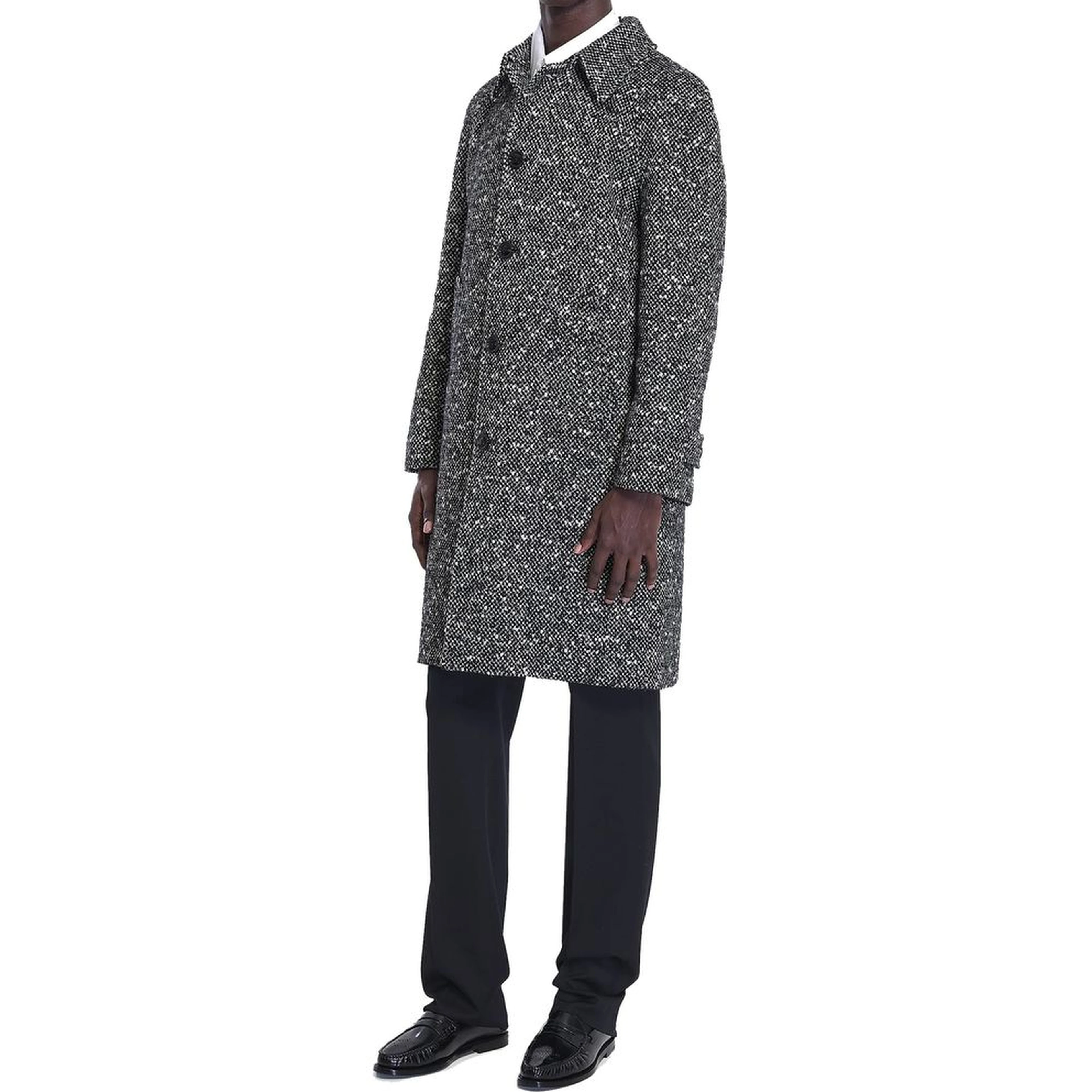 Gray Mohair Coat