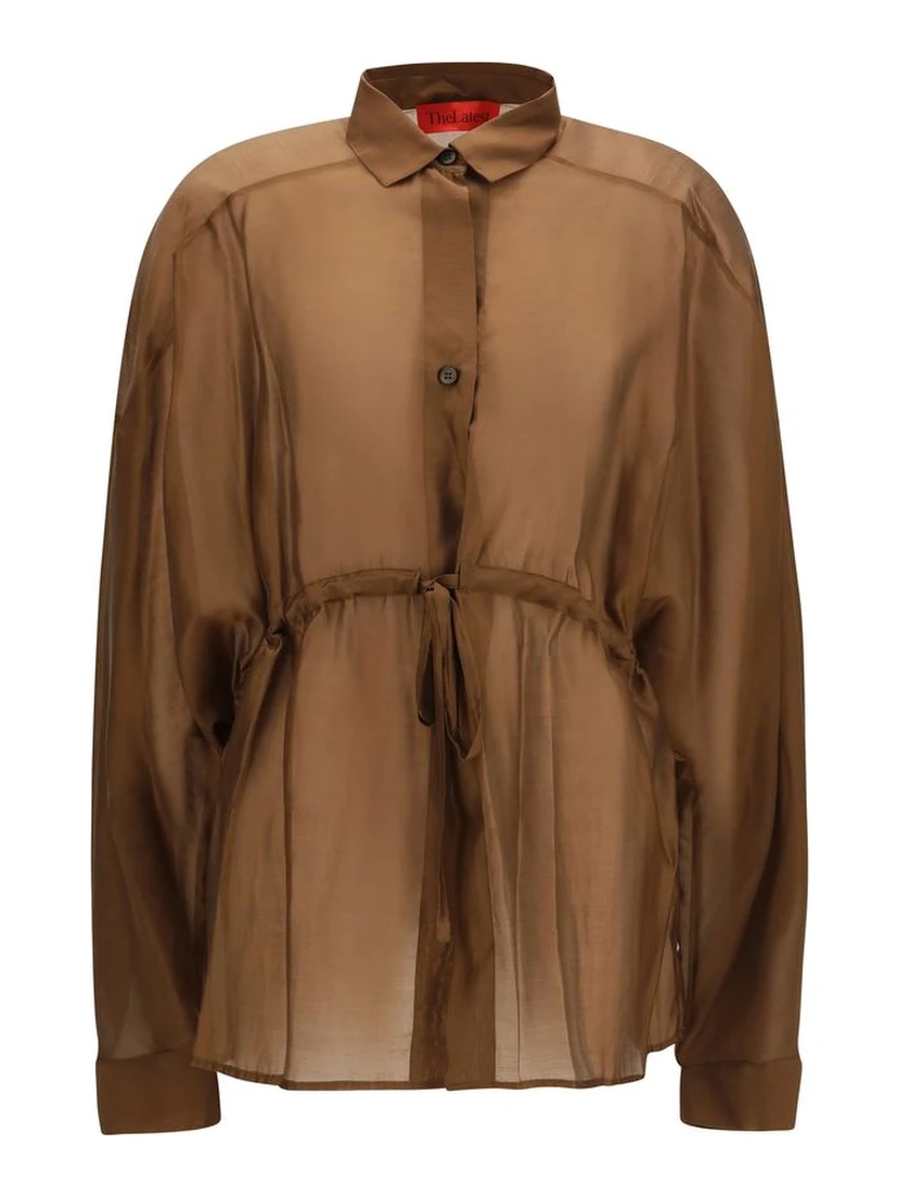 Brown Lyocell Shirt