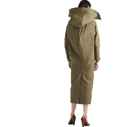 Bicolor Polyamide Coat