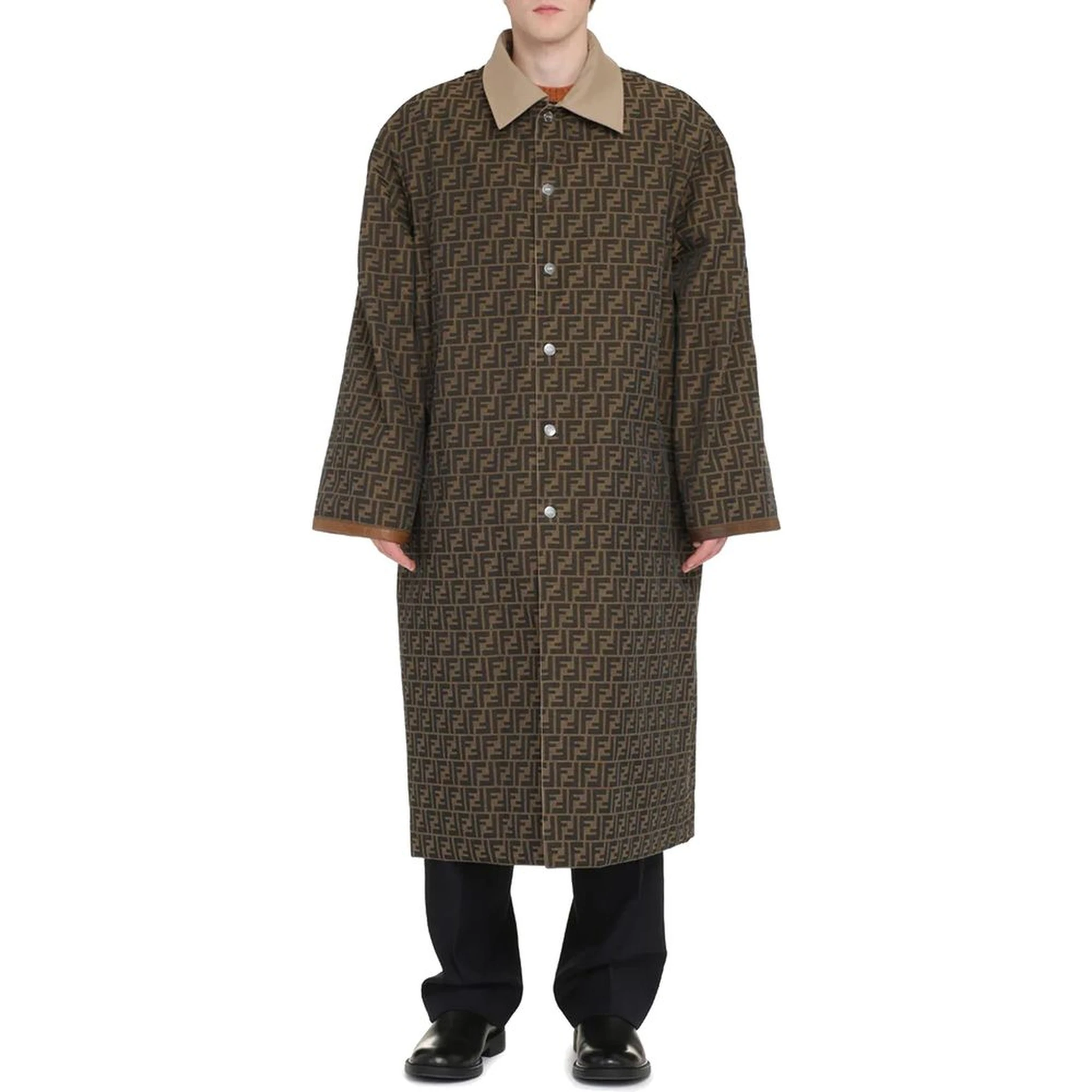 Beige Cotton Coat