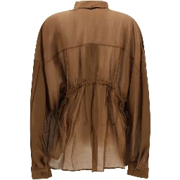 Brown Lyocell Shirt