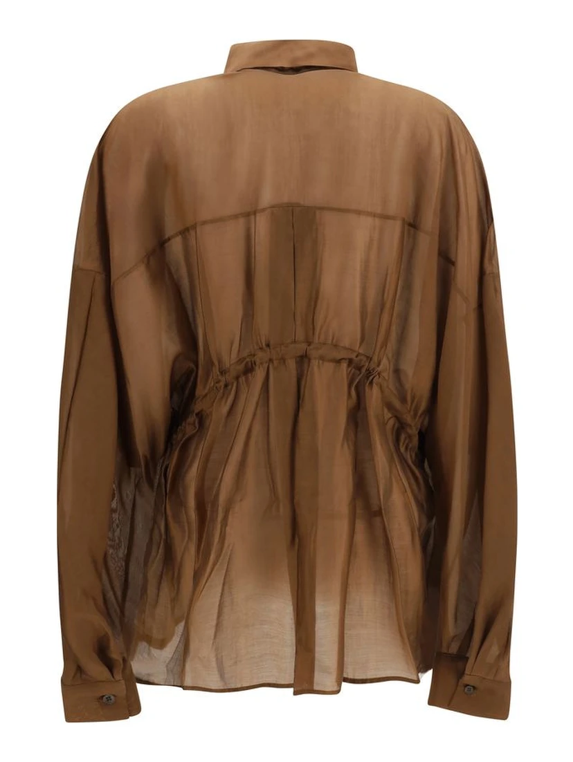 Brown Lyocell Shirt