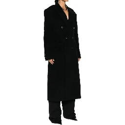 Black Cashmere Coat