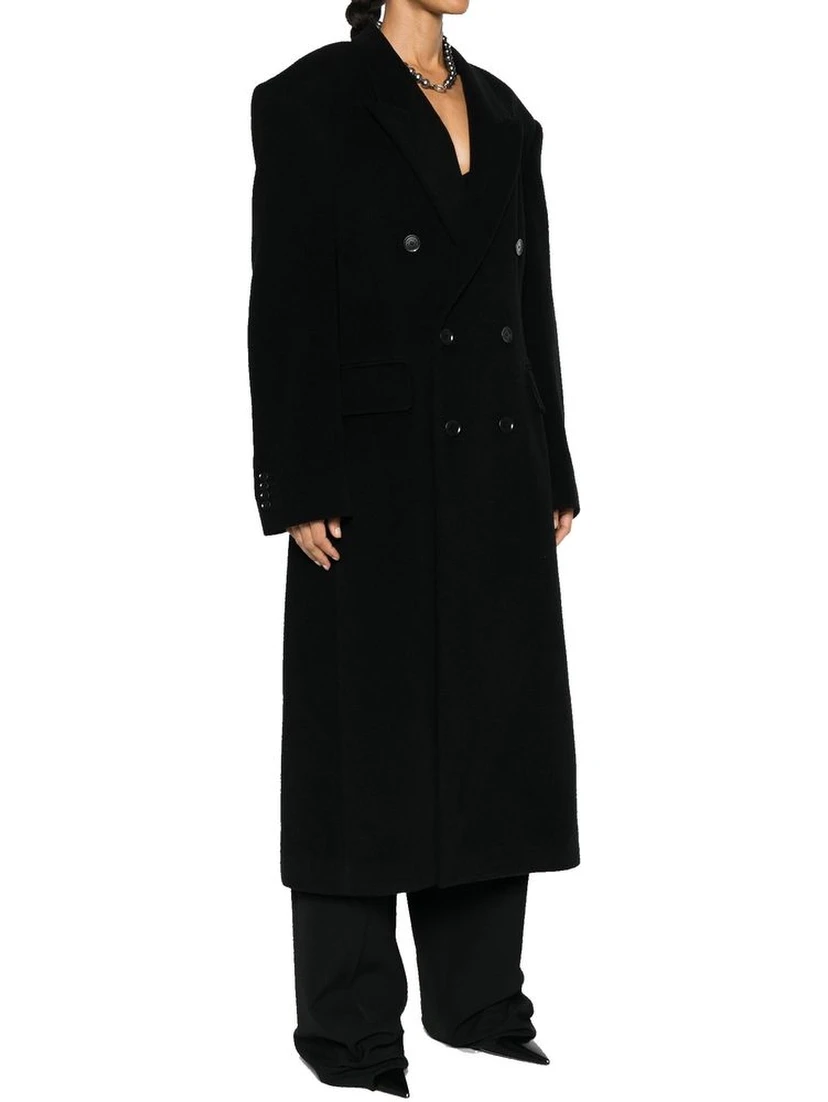 Black Cashmere Coat