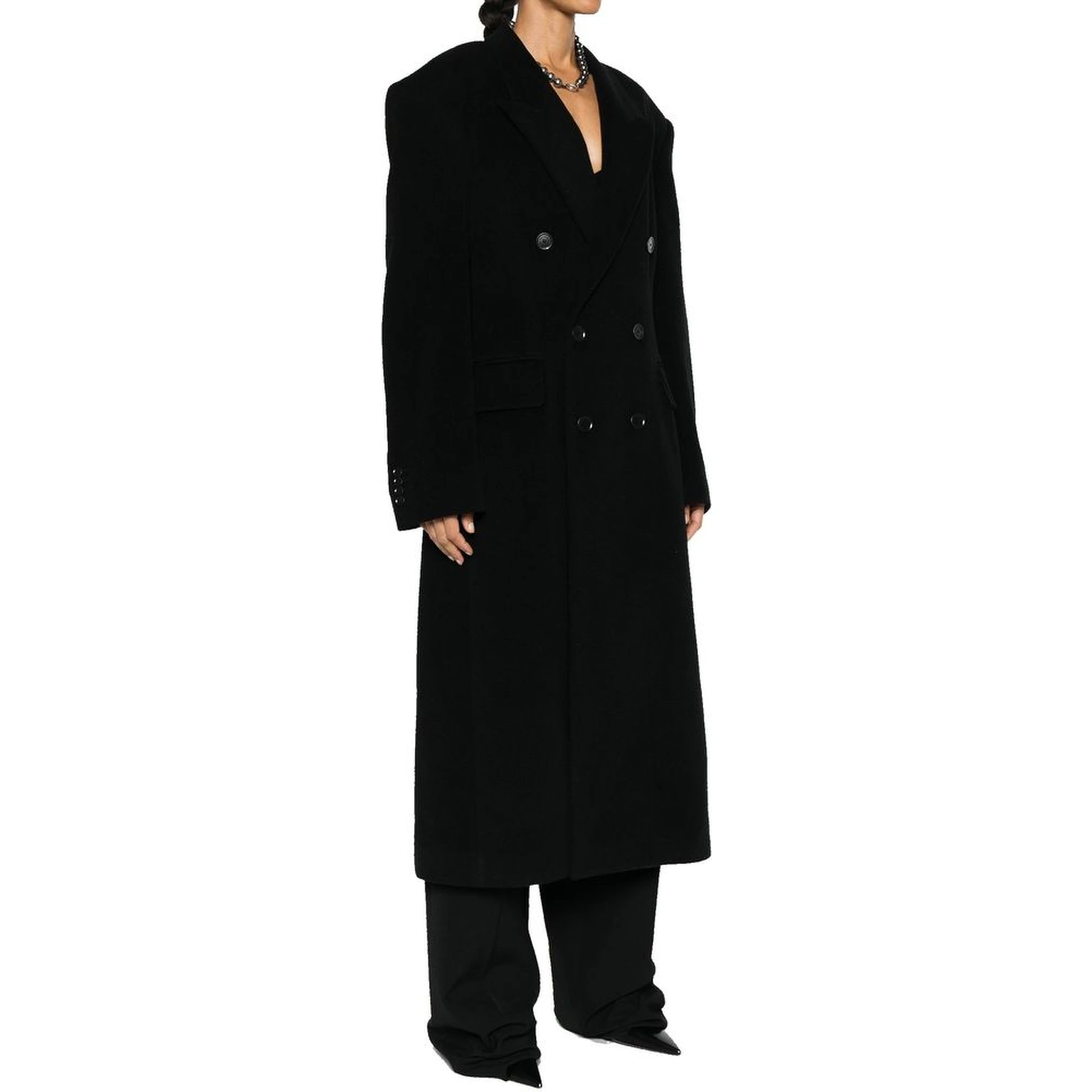 Black Cashmere Coat
