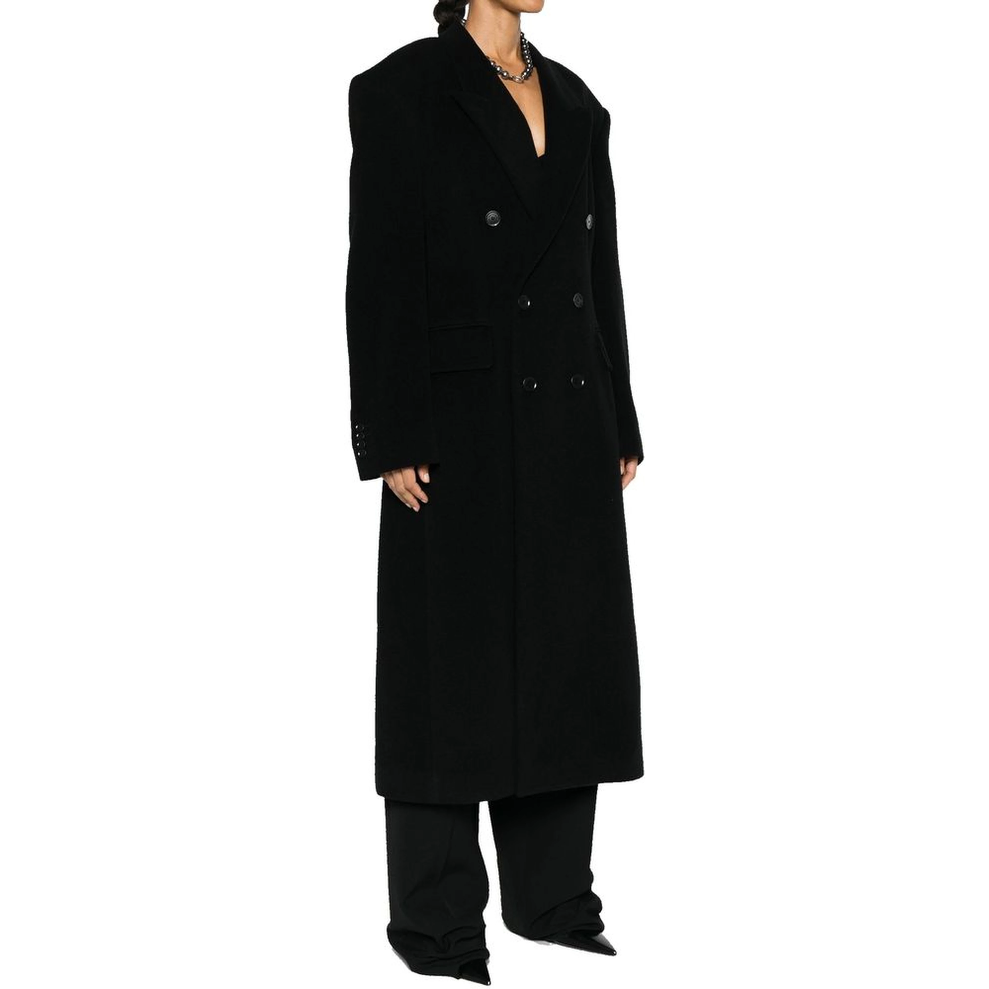 Black Cashmere Coat