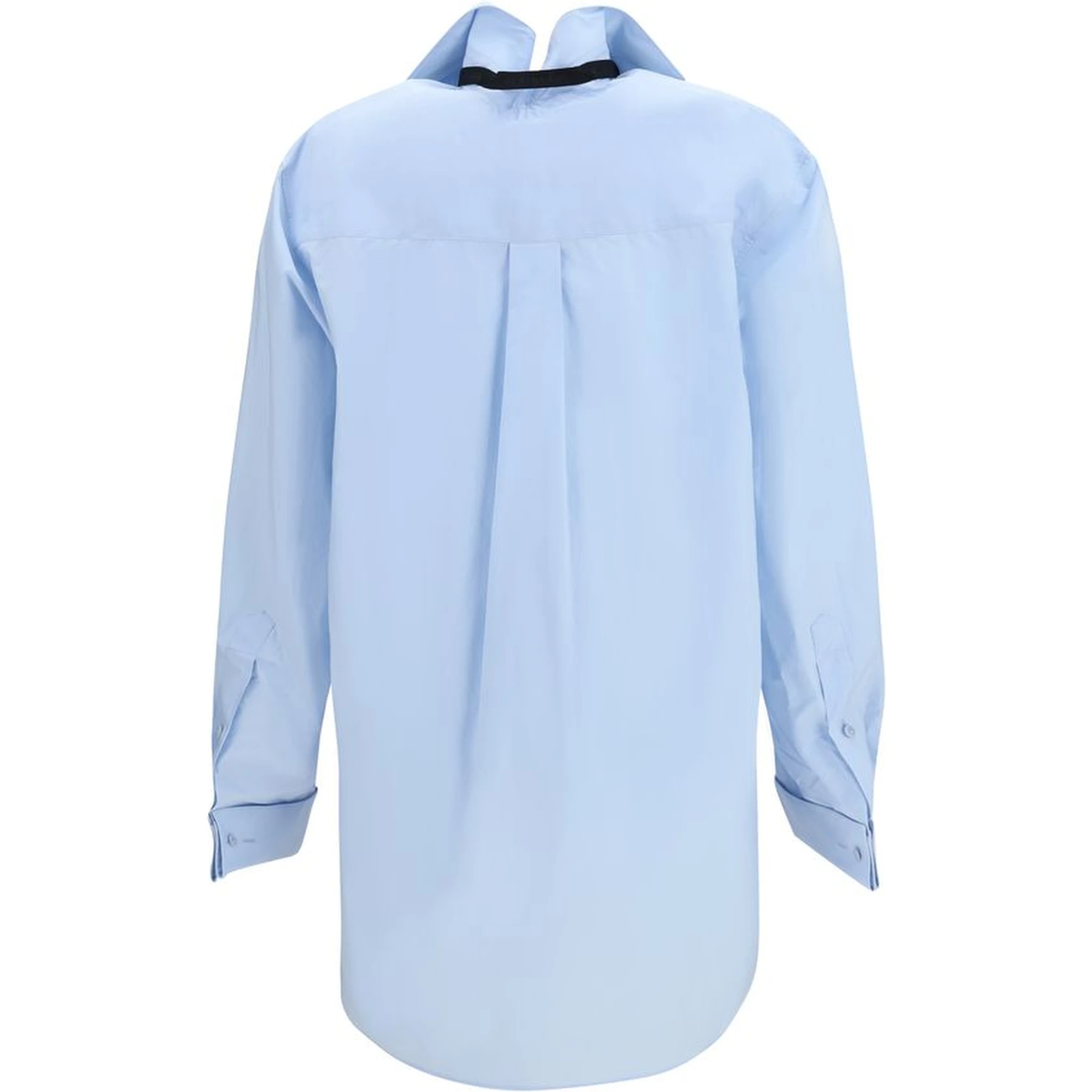 Blue Cotton Dress Shirt