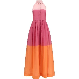Multicolor Cotton Casual Dress
