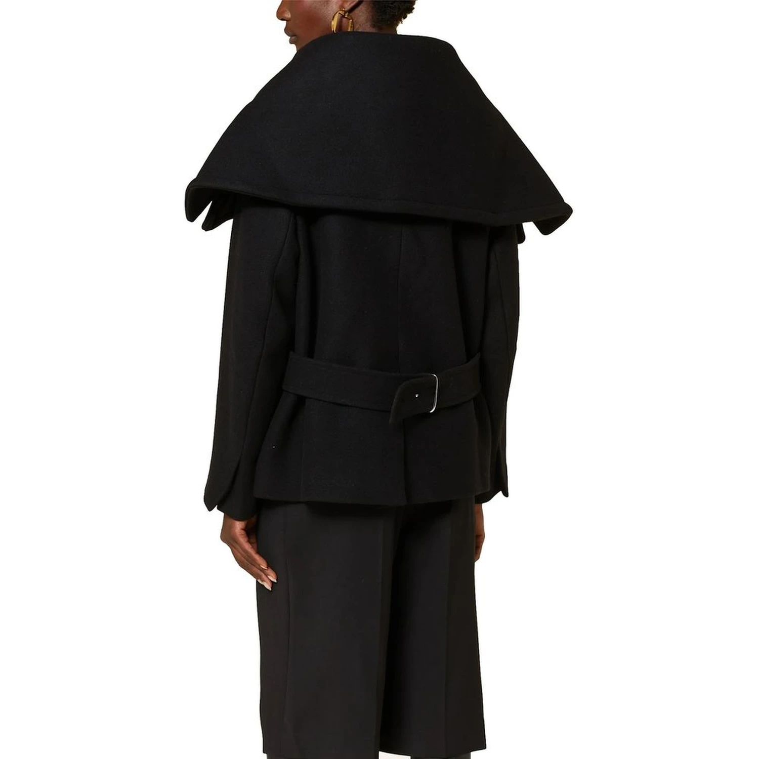 Black Virgin Wool Clothing