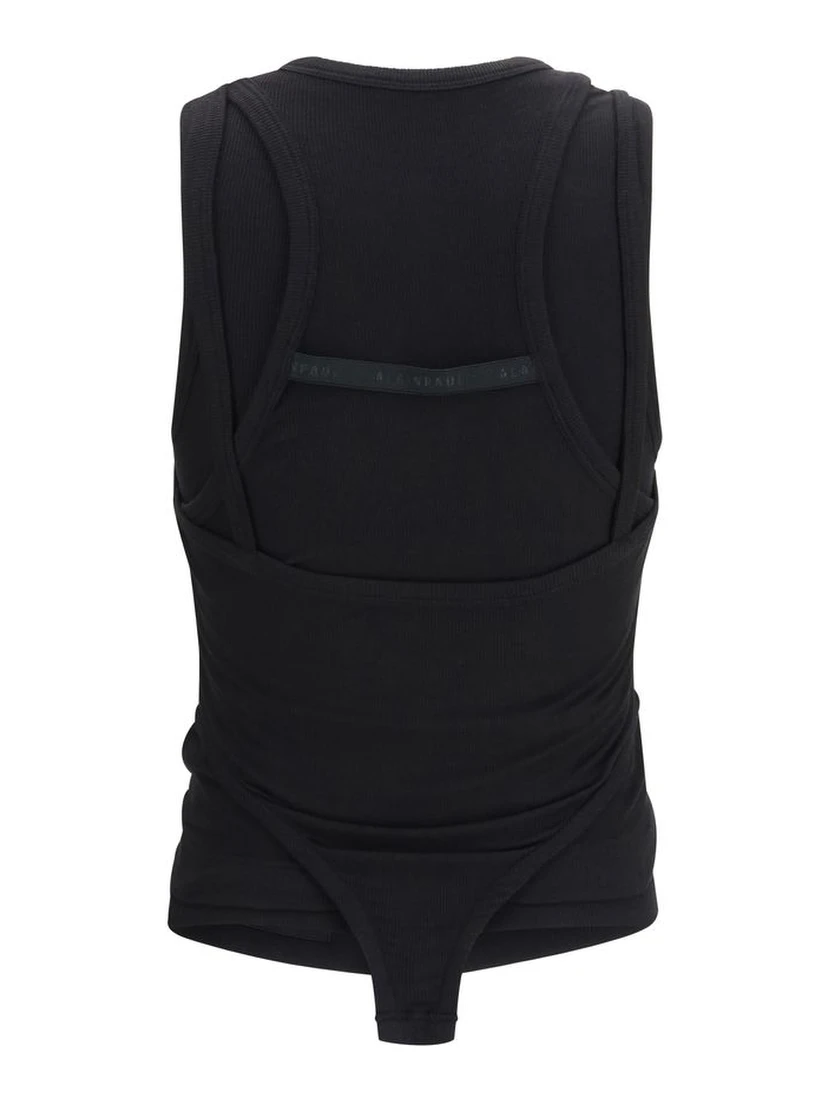 Black Lyocell Tank Tops