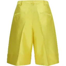 Bicolor Silk Knee Length