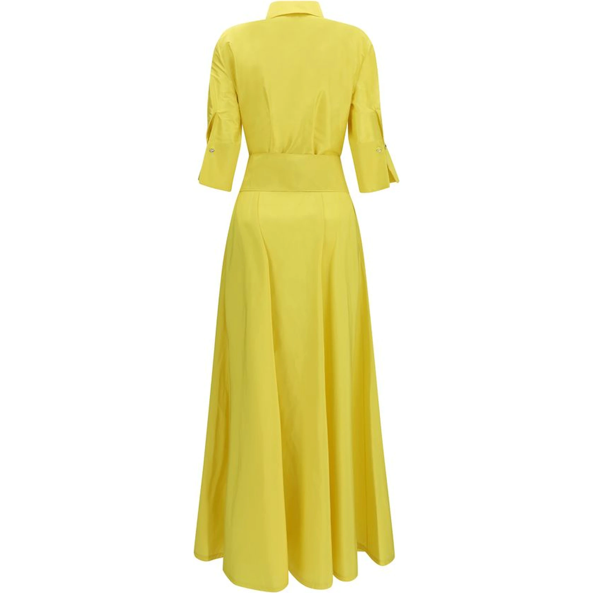 Bicolor Polyester Casual Dress