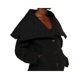 Black Virgin Wool Clothing