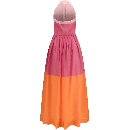 Multicolor Cotton Casual Dress