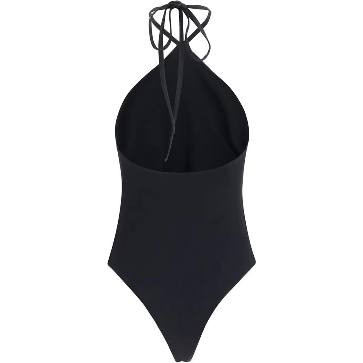 Black Polyamide One-Piece Swimsuit