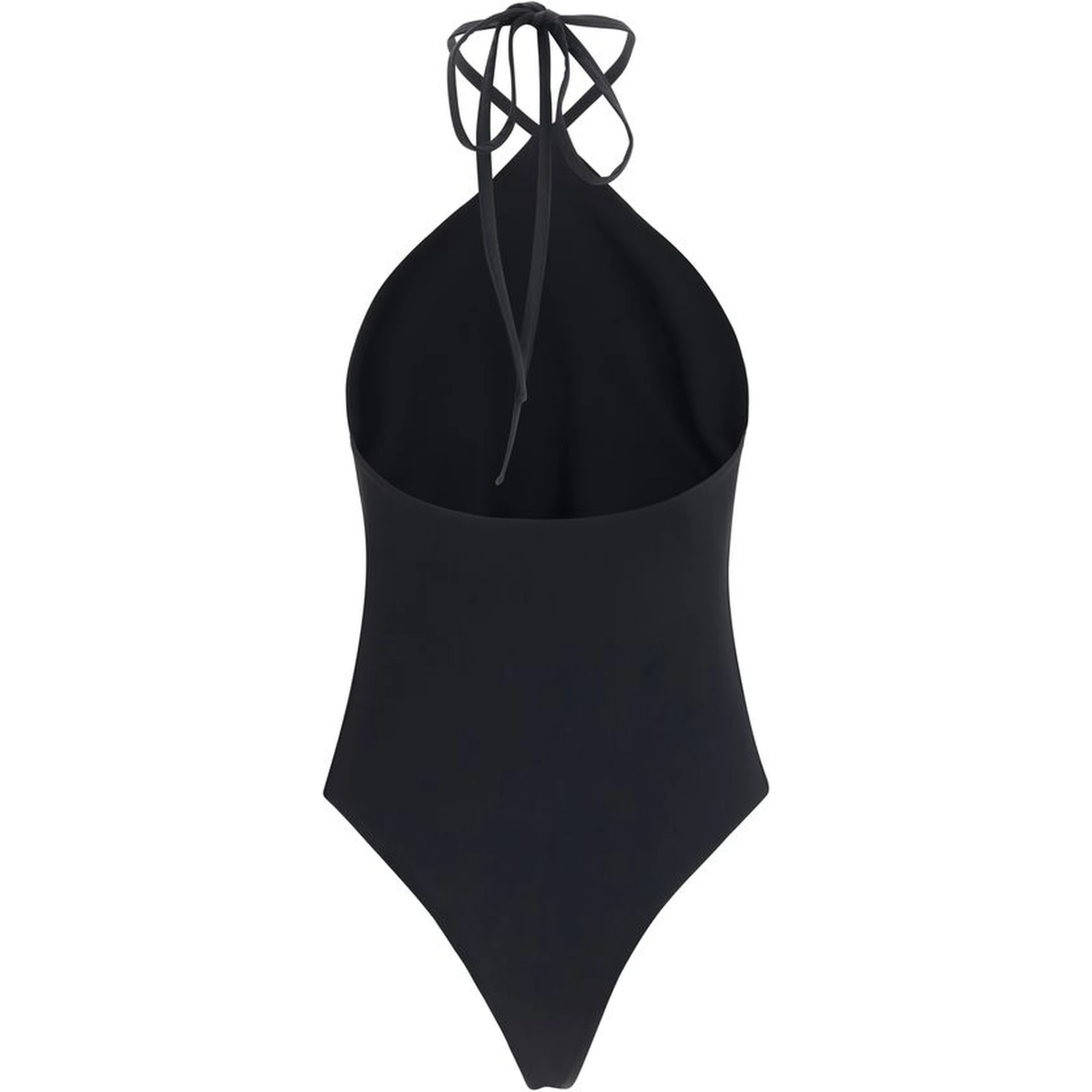 Black Polyamide One-Piece Swimsuit